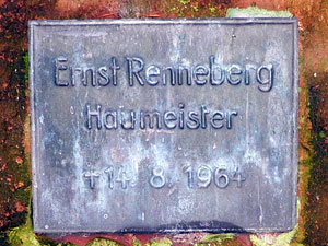 Gedenkstein - Ernst Renneberg